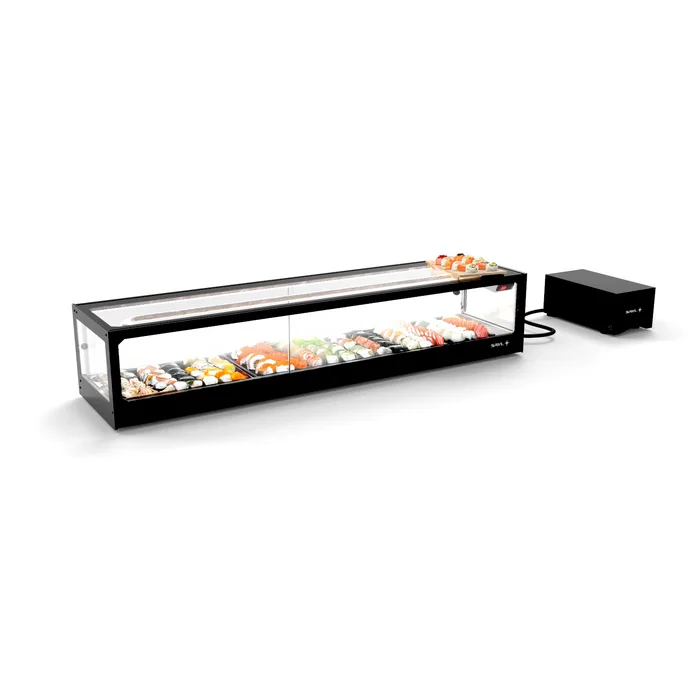 Aukstā vitrīna ar dzesēšanas bloku LOGIC SUSHI VTLG8SGRP