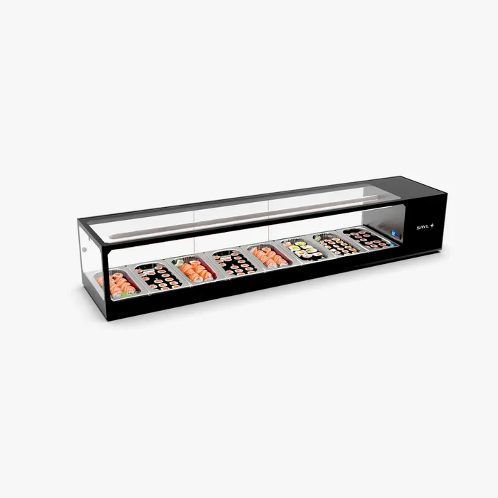 Aukstā vitrīna GN traukiem LOGIC SUSHI VTLG8S